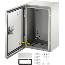 VEVOR Boîtier en Acier NEMA 12x8x6, Boîte Électrique NEMA 4X, Étanche IP66, Intérieur/Extérieur