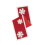Vickerman 14"" x 90"" Felt Flakes Table Runner - QTX17353 1