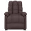VidaXL vidaXL Massagesessel Dunkelbraun Stoff 3