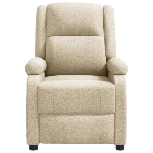 VidaXL vidaXL Massagesessel Creme Stoff 2