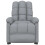 VidaXL vidaXL Massagesessel Hellgrau Stoff 3