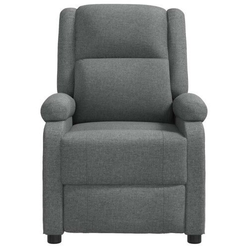 VidaXL vidaXL Massagesessel Dunkelgrau Stoff 2