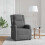 VidaXL vidaXL Massagesessel Dunkelgrau Stoff 1