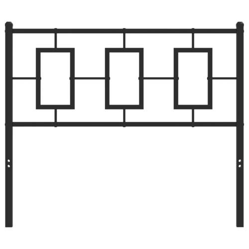 VidaXL vidaXL Metal Headboard Black 39.4 2