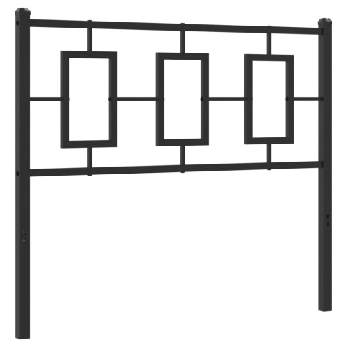 VidaXL vidaXL Metal Headboard Black 39.4 1
