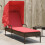VidaXL vidaXL Sonnenliege mit Sonnendach Braun Polyrattan 1