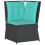 VidaXL vidaXL Garten-Ecksofa mit Kissen Schwarz Poly-Rattan 2