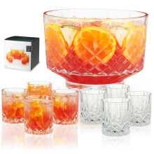 Admiral Punch Bowl z 8 kubkami Viski (opakowanie 1)