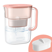 Waterdrop 200-Gallon Long-Life Lucid 10-kops grote waterfilterkan NSF-gecertificeerd 5x levenslange vermindering van PFOA/PFOS chloor BPA-vrij roze