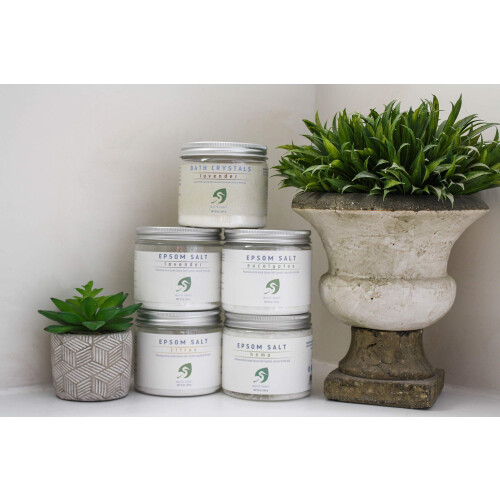 WHITE EGRET Epsom Salt Eucalyptus 2.5 Pound 1