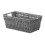 Whitmor Whitmor Rattique Small Shelf Tote Grey 1
