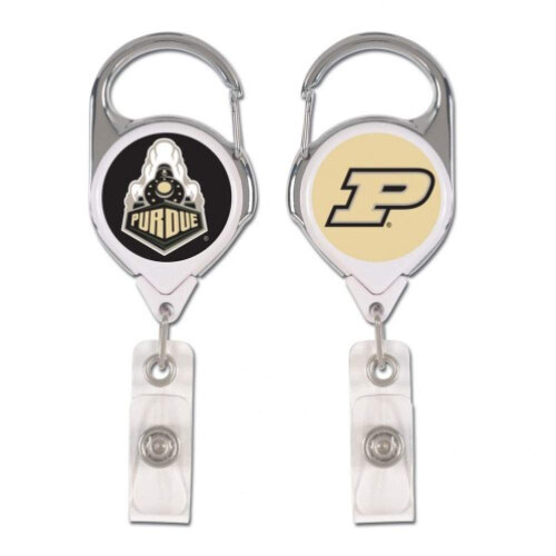 Dr   iaky na odznaky NCAA Purdue University Retractable 2S Prem, cierne
