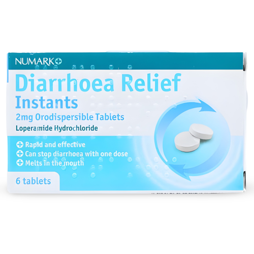 Numark Numark Diarrhoea Relief Instants 2mg Tablets - 6 Tablets