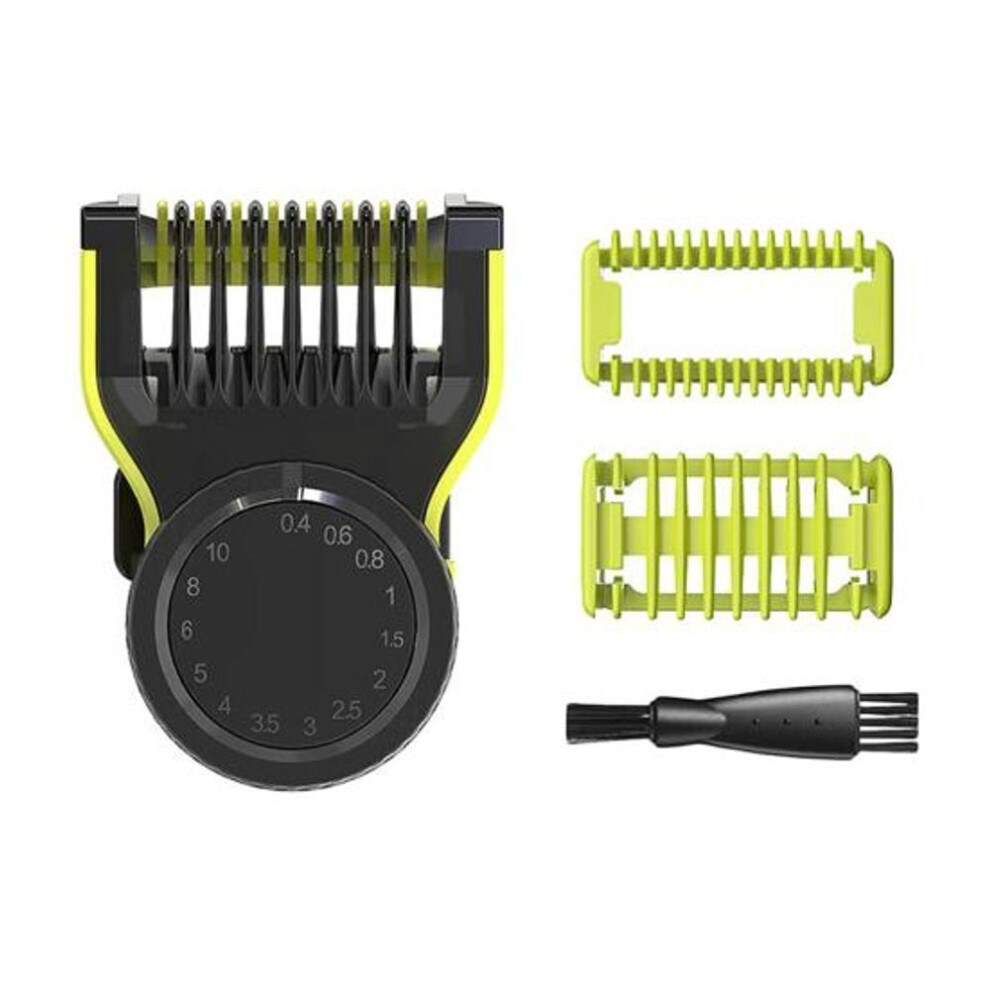 (green) 14 Length Adjustable Guide Comb For Philips One Blade Qp2520 Qp2530 Qp2620 Qp2630 Electric Trimmer Shaver Attachment Positioning Comb