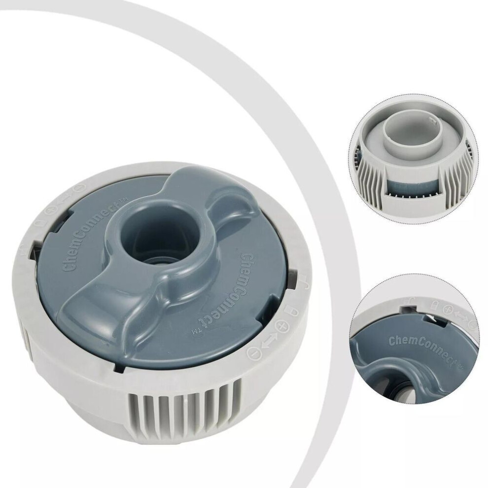 (as shown, P05345 P03821 Lay-Z-Spa) Lay-z-spa Chem Connect Chemical Dispenser For All Lazy Spa Airjets