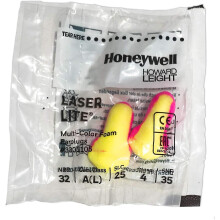 Howard Leight Laser Lite Soft Foam Earplugs - Snr 35db - 10 Pairs