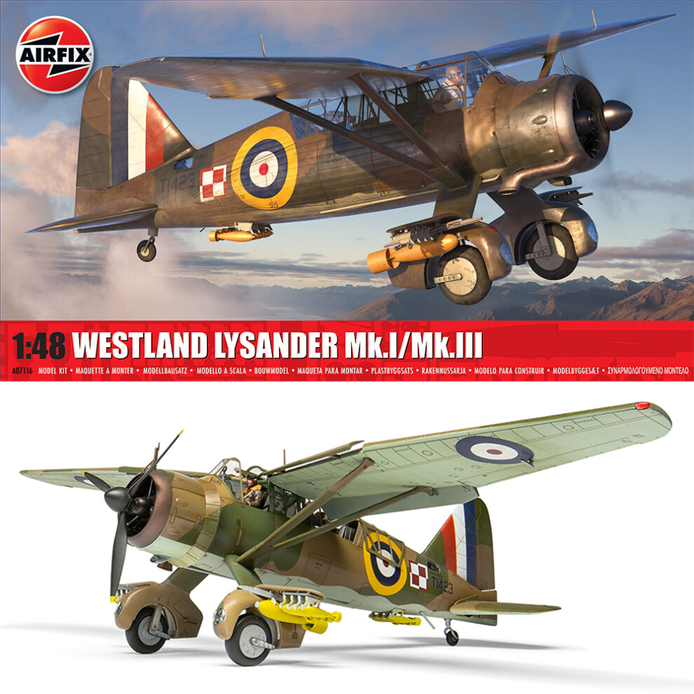 Airfix A07116 Westland Lysander Mk.I/Mk.III 1:48 Model Kit