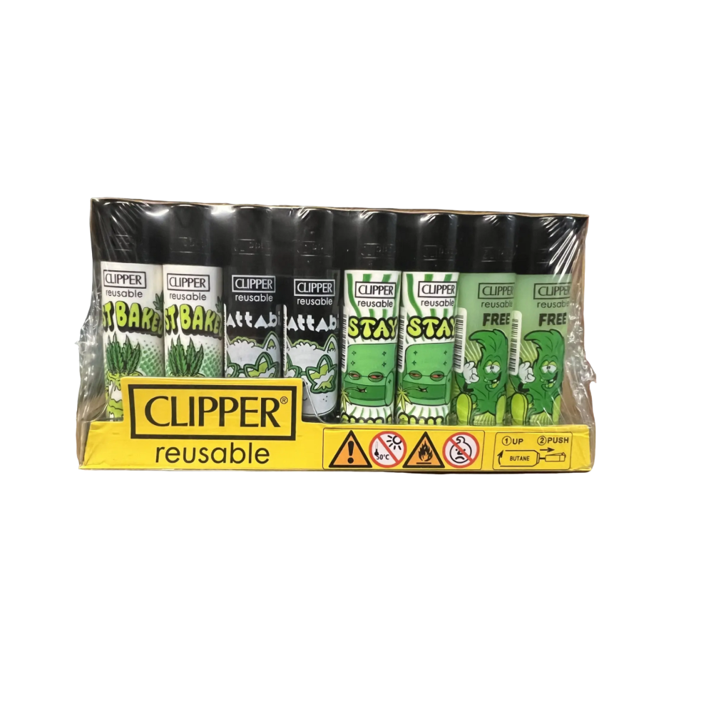 (48pc Design 2) Clipper Lighters Refillable, Sets Of 10, 30, 48