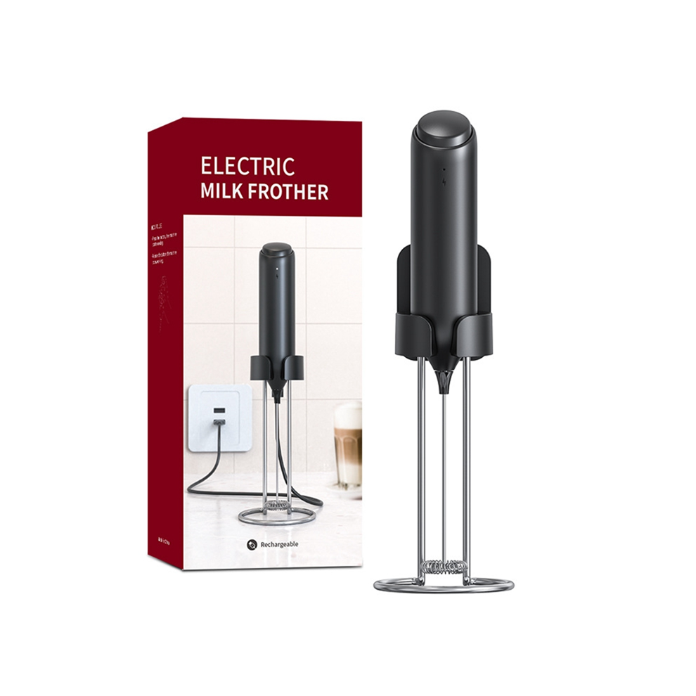 USB Electric Milk Frother Whisk Handheld Foamer Coffee Maker