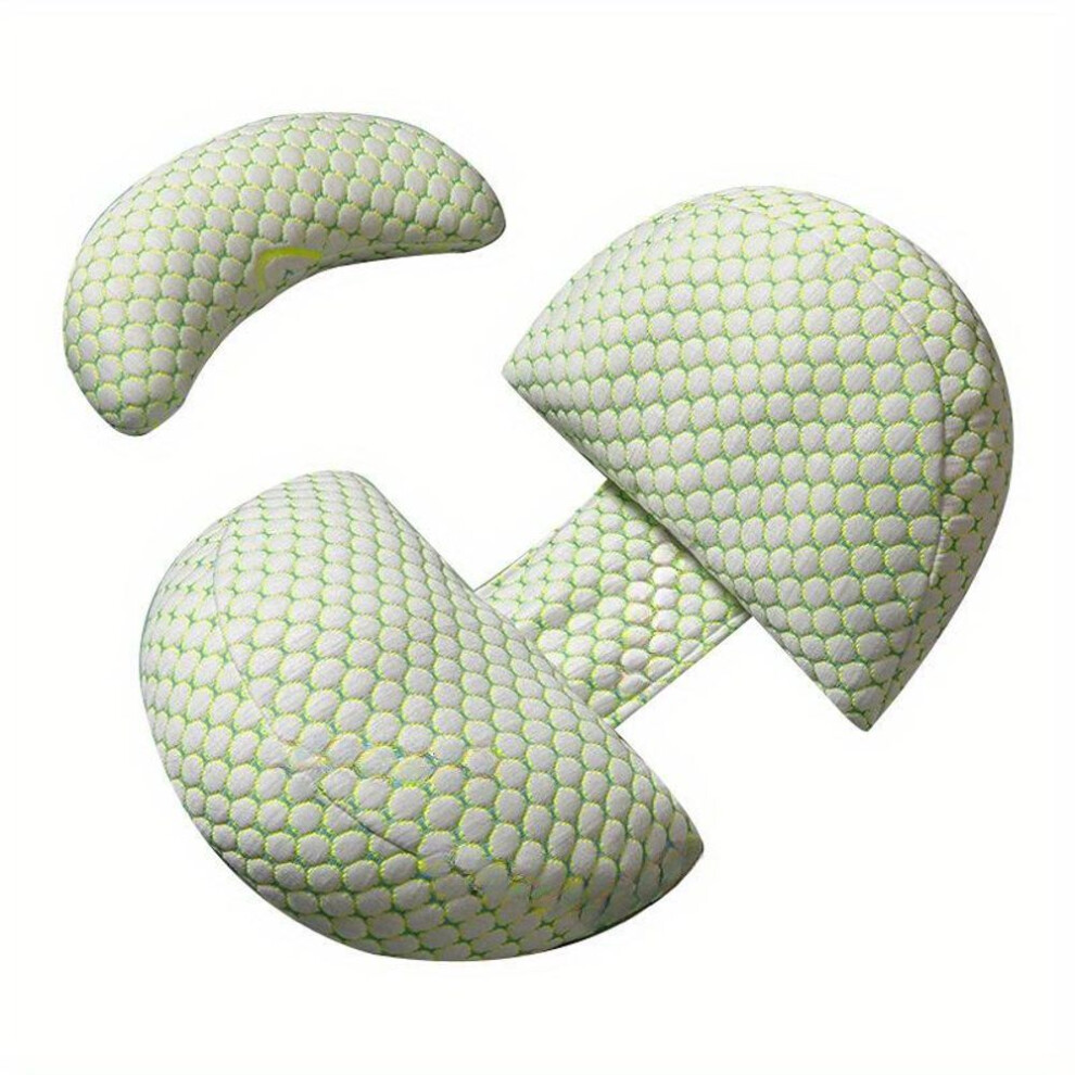 (green, 1 set) 1 Pc Maternity Wedge Sleeping Pillow, Removable And Adjustable Reversible Pillow With Cover, Provides Abdominal/back Support For Pregnant Women
