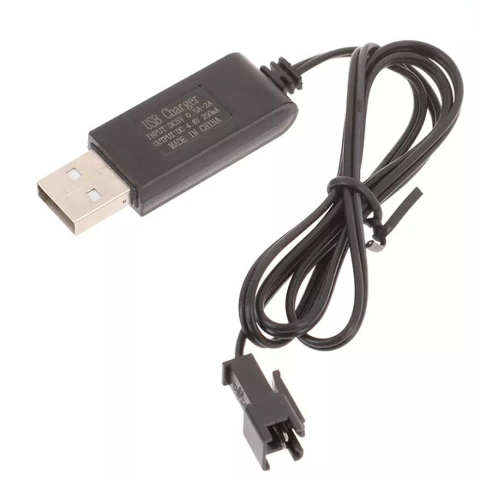 (6V) Toy Rc Car Drones Rc Model Battery Sm Connector Battery Charger Usb Wire Usb Charging Chargers