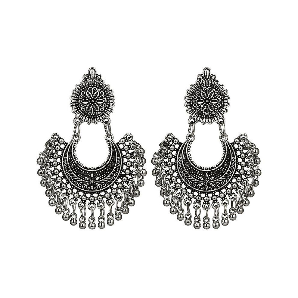 Tassel Pendant Earrings Jhumka Indian Ethnic Bollywood Dangle Earrings Jewelry