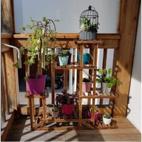 6 Tier Blume Pflanzer Rack Pflanze Stand Garten Dekor Pflanzer Display