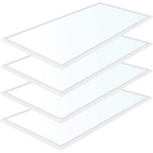 4 Pack LED Panel Ceiling Light 1200 x 600mm Cool White 6000K