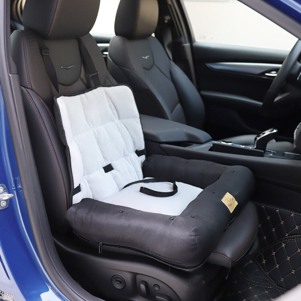 Bingopaw Dog Car Seat Bed: Pet Booster Car Seat Travel Carrier Waterproof Black