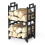 UNHO FireWood Storage Rack Double Tier Durable Log Holder 1