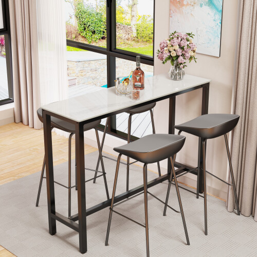 Rectangular  Long Table Bar Table for Pub Office Cafe Outdoor 105cm