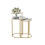 Set of 2 Modern Nesting Table Round Side Accent Table for Living Room 1