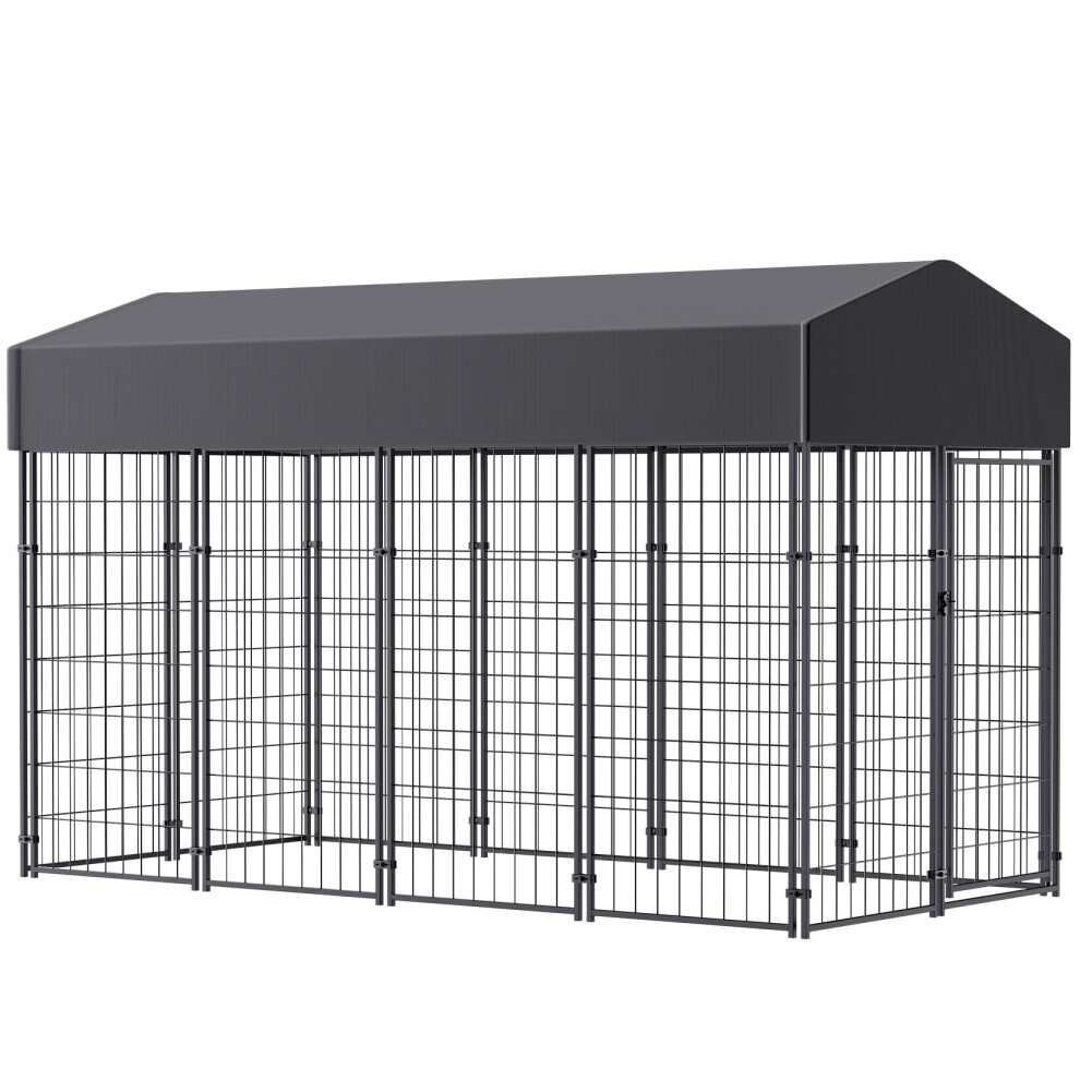 Large Outdoor Dog Kennel Crate: Heavy Duty Pet Pen House