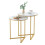 Modern Round Nesting Table Set of 2 Coffee End Desk 1