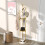 Marble Base Hall Tree Entryway Coat Rack Stand Clothes Hangers 1