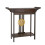 2 Tiers Classic Bamboo Console Table with Drawer Hallway Living Room 1