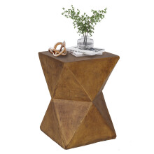 Lightweight Concrete Accent Table for Indoor Sofa Side Table Outdoor