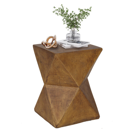 Lightweight Concrete Accent Table for Indoor Sofa Side Table Outdoor