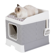 Katzentoilette Möbel Top Front-Entry Katzentoilette mit Matte