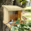 Bingopaw Garten Kardinal hölzerne Vogelhäuschen Futterhaus für hängende Wildvogelfütterung 1