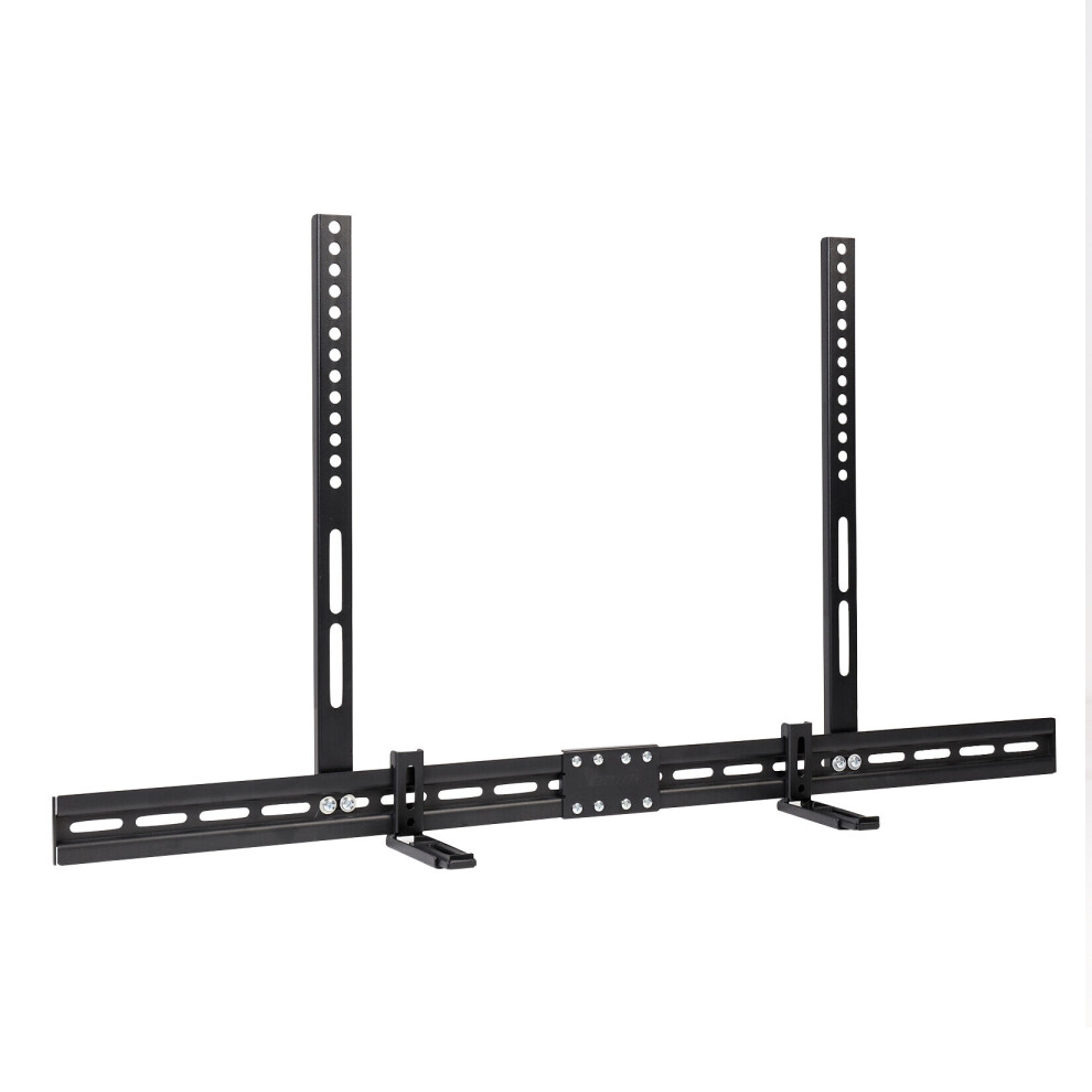 Universal Sound Bar Bracket Wall Mount Soundbar Mount Below Tv Black 7427274046153
