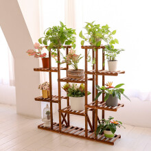 Hölzerne Pflanze Stand 11 Tiers Blume Pflanzer Display Regal