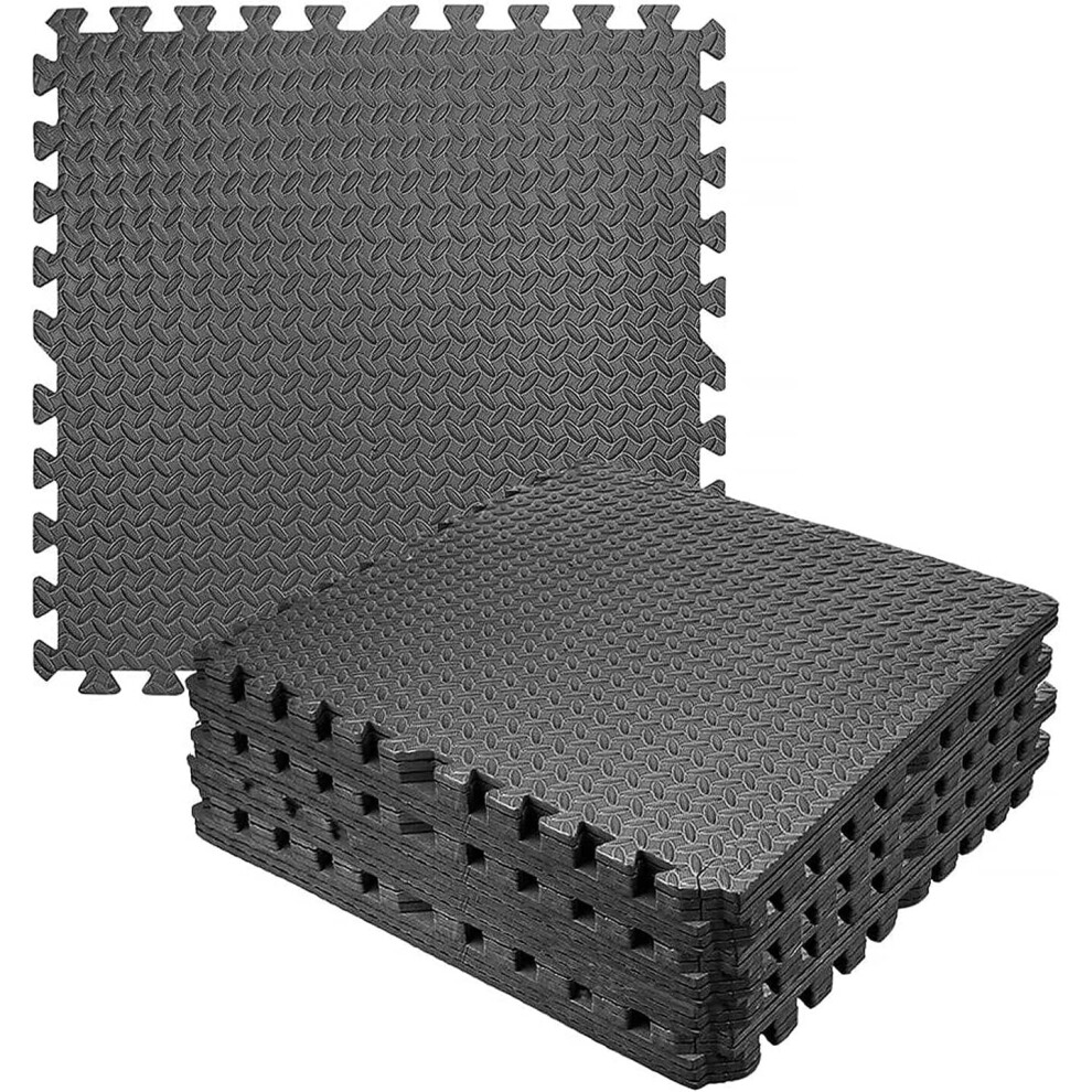 Gym Flooring Mat, 12 Pieces Protective Exercise Foam Mat
