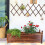 Wood Planter Box Outdoor Garden Rectangular Planter Flowers Box 1
