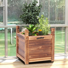 Wooden Rectangular Planter Box Raised GardenVegetable Planter Bed