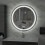 800x800mm Backlit LED Mirror Wall Mounted Round Bathroom Mirror 1