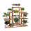 6 Tier Holz Garten Pflanze Rack Lagerung Blumentopf Stand 1