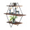 ustic Floating Shelves Wood, Diamond Wall Mounted Shelves 1