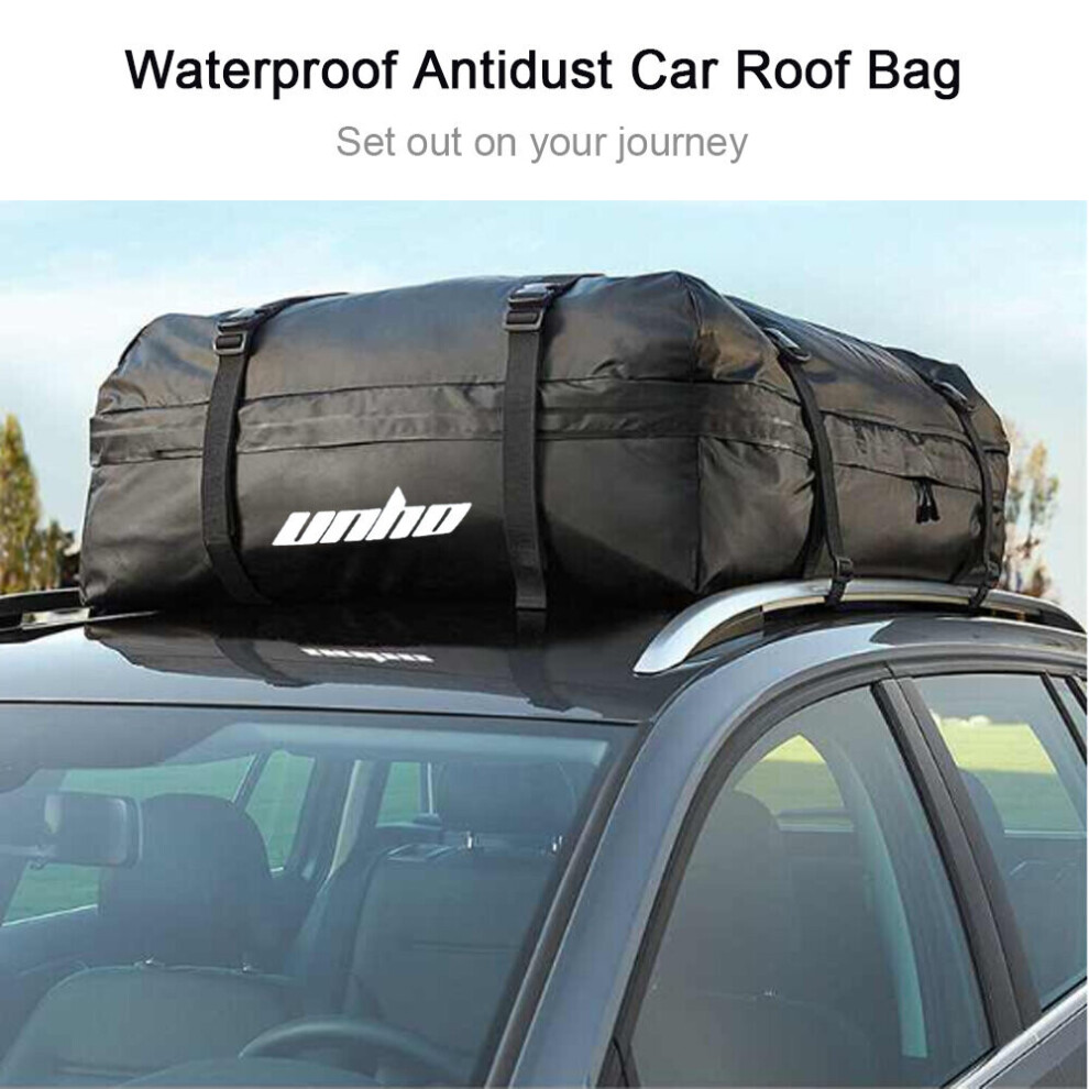 15 Cubic Feet Car Roof Carrier Waterproof Cargo Storage Bag for Cars