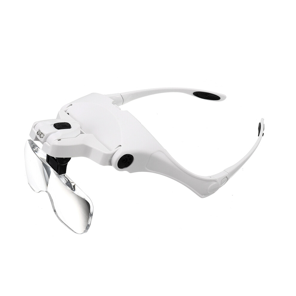 New High Definition Head Glasses Magnifier Reading Magnifier With 1/1.5/2/2.5/3.5 Lenses